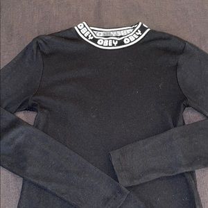Obey mockneck long sleeve
